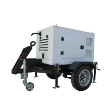 8kw 10kw 15kw 20kw 25kw 30kw Cheap Portable Three Phase Mini Trailer Diesel Generator With Soundproof Canopy